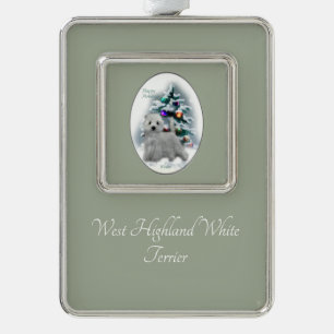 West Highland White Terrier Christmas Ornament