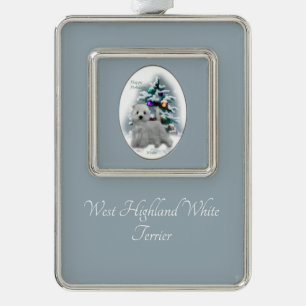 West Highland White Terrier Christmas Ornament