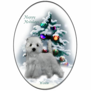 West Highland White Terrier Christmas Ornament