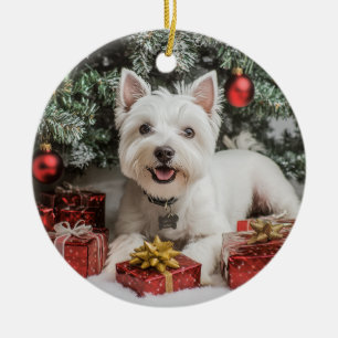 West Highland White Terrier Christmas Ornament