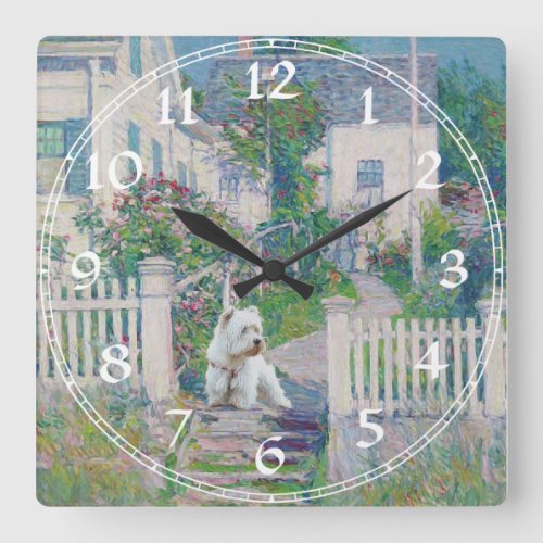 West Highland White Terrier Clock