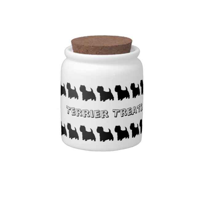 West Highland White Terrier Cookie Jar (Right)