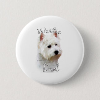 West Highland White Terrier Dad 2 Pinback Button