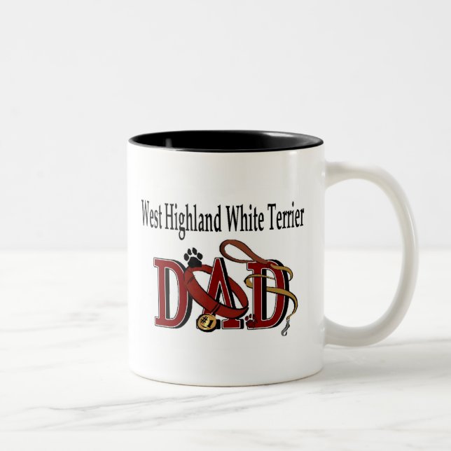 West Highland White Terrier Dad Mug (Right)