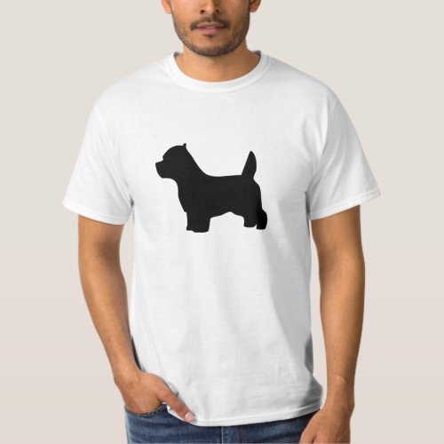 West Highland White Terrier dog westie silhouette T_Shirt