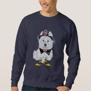 West Highland White Terrier Firefighter Sweatshirt