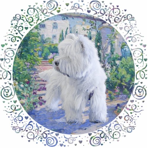 West Highland White Terrier Garden Statuette