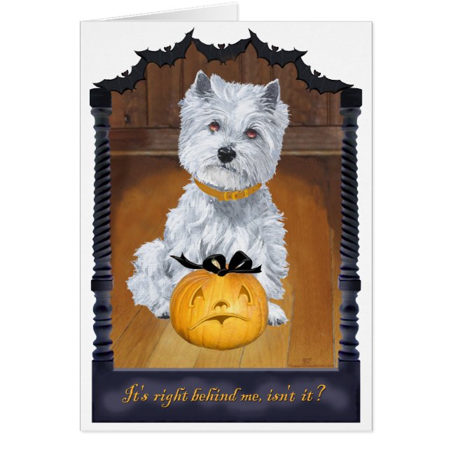 West Highland White Terrier HALLOWEEN (Front)