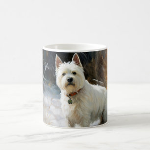 West Highland White Terrier Let It Snow Christmas Coffee Mug