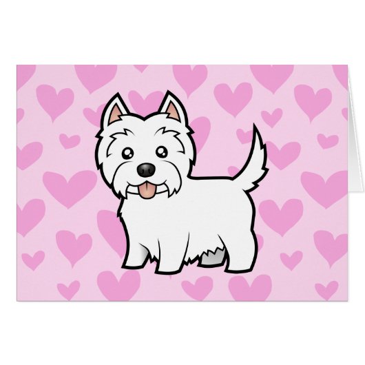 West Highland White Terrier Love (Front Horizontal)
