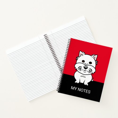 West Highland White Terrier Lover Notebook