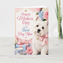 West Highland White Terrier Mother's Day Card