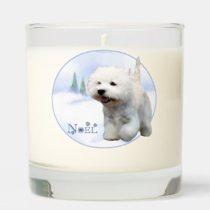 West Highland White Terrier Noel Scented Candle