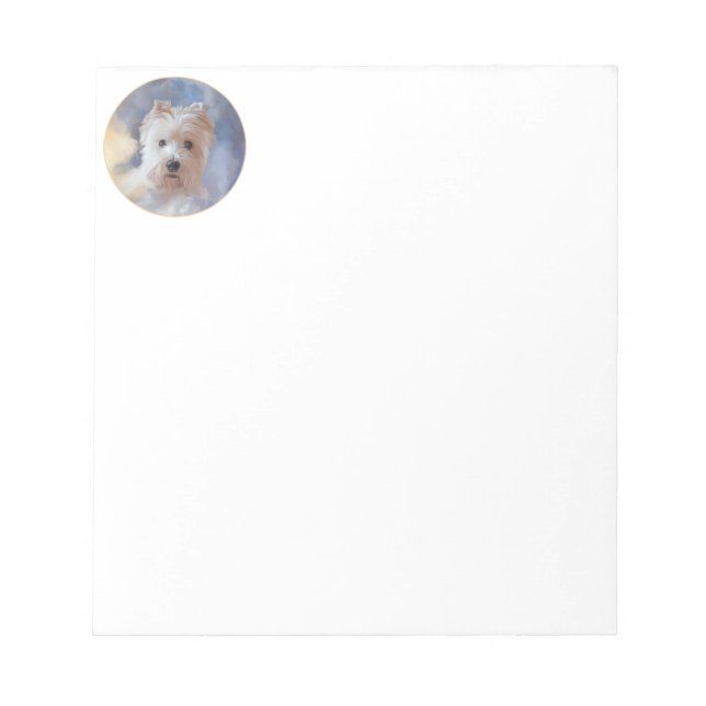 West Highland White Terrier Notepad (Front)