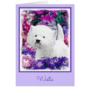 West Highland White Terrier Painting Dog Art Cards