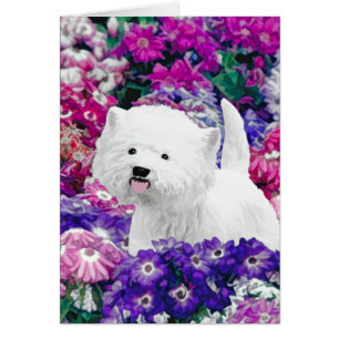 West Highland White Terrier Painting Dog Art Cards