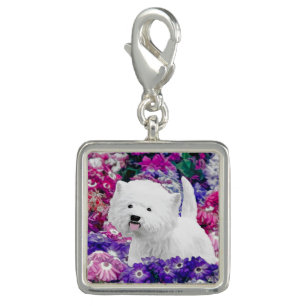 West Highland White Terrier Painting Dog Art Charm