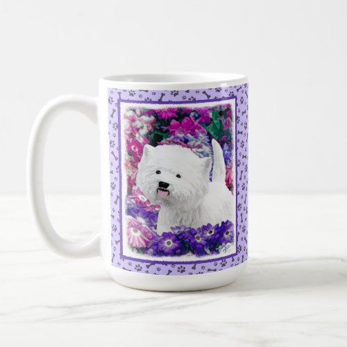 West Highland White Terrier Painting Dog Art Coffee Mug