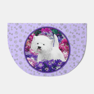 West Highland White Terrier Painting Dog Art Doormat