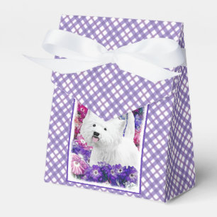 West Highland White Terrier Painting Dog Art Favor Boxes