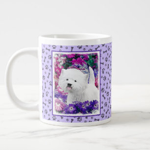 West Highland White Terrier Painting Dog Art Giant Coffee Mug