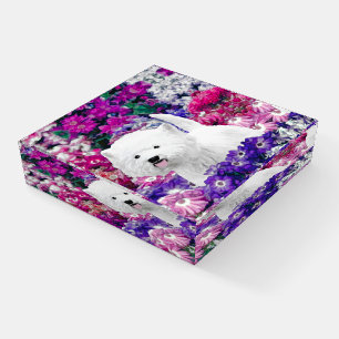 West Highland White Terrier Painting Dog Art Paperweight