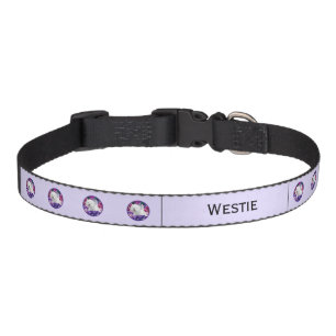 West Highland White Terrier Painting Dog Art Pet Collar