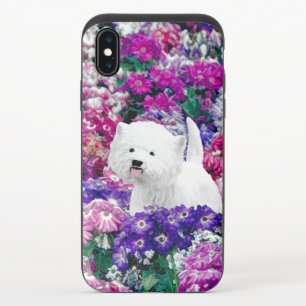 West Highland White Terrier Painting Dog Art iPhone X Slider Case