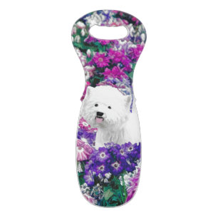 West Highland White Terrier Painting Dog Art Wine Bag