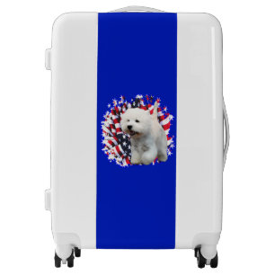 West Highland White Terrier Patriot Luggage