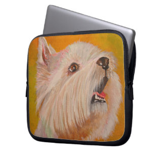 West Highland White Terrier Portrait Laptop Sleeve