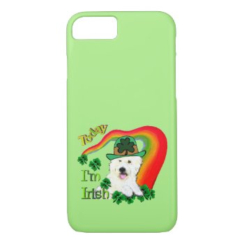West Highland White Terrier St Pats Iphone 8/7 Case by DogsByDezign at Zazzle