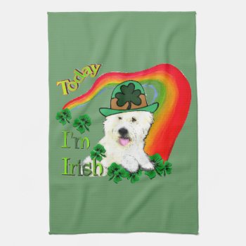 West Highland White Terrier St Pats Towel by DogsByDezign at Zazzle