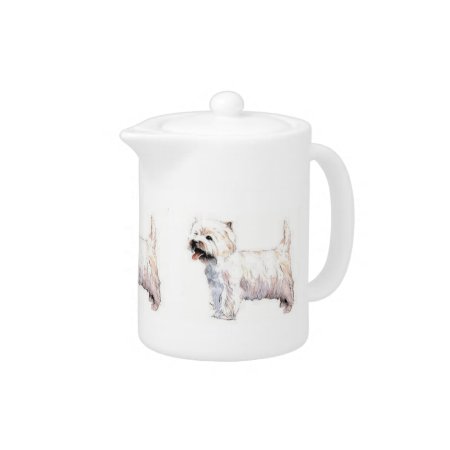West Highland White Terrier Teapot