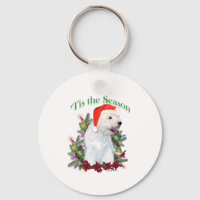 West Highland White Terrier ‘Tis Keychain (Front)