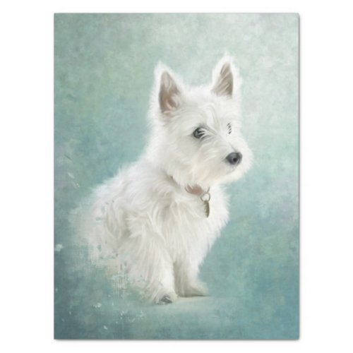 West Highland White Terrier Tissue Paper