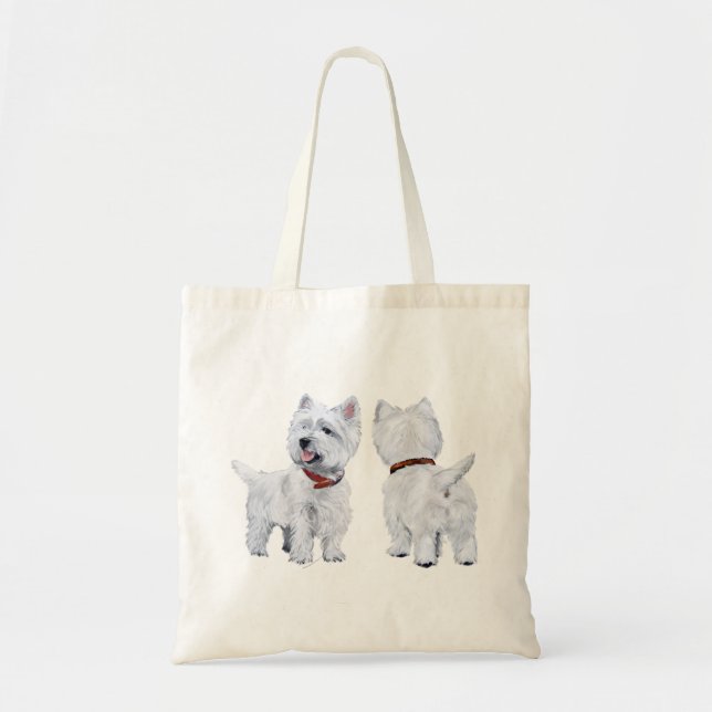 West Highland White Terrier Tote Bag (Front)