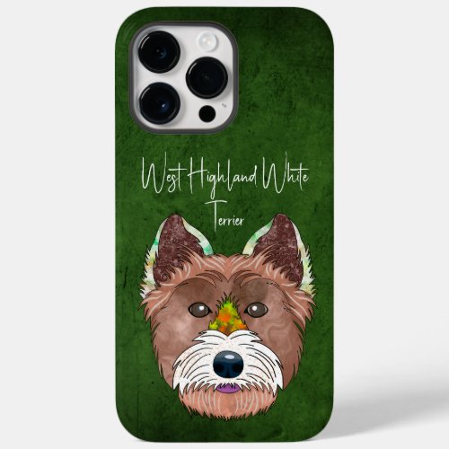 West Highland White Terrier Ugly Face Case_Mate iPhone 14 Pro Max Case
