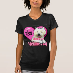West Highland White Terrier Valentines T-Shirt