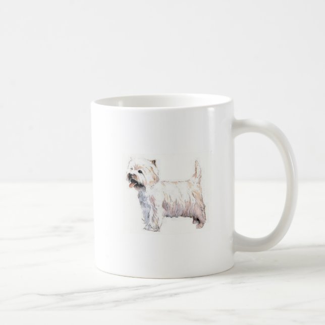 West Highland White Terrier Westie Coffee Mug (Right)