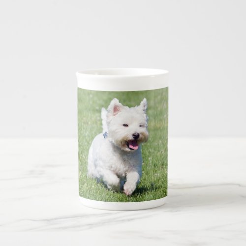 West Highland White Terrier westie dog cute photo Bone China Mug