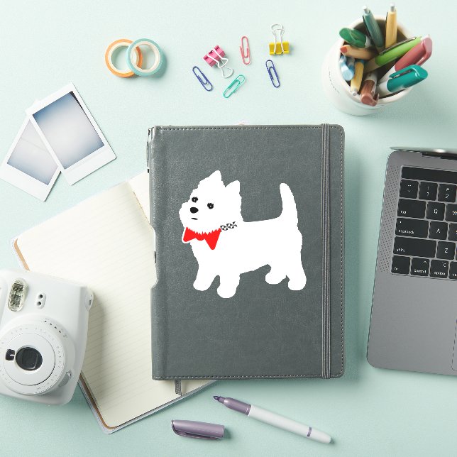 West Highland White Terrier Westie Pup Sticker (iPad Cover)