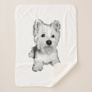 westie throw blanket