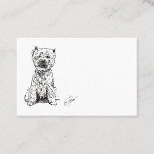 West Highland White Terrier. "Westy" Business Card