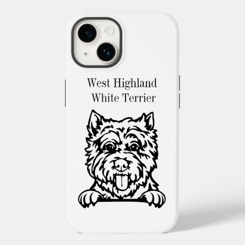 West Highland White Terriers dog Case_Mate iPhone 14 Case