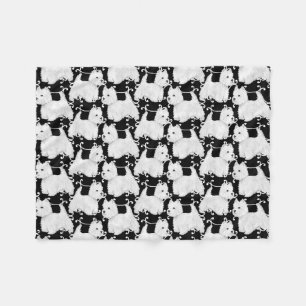 West Highland White Terriers Fleece Blanket