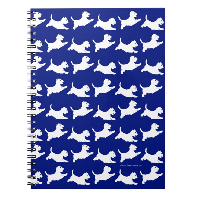 West Highland White Terriers Notebook (Front)