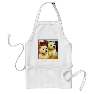 West highland White Terriers - Wardle Adult Apron