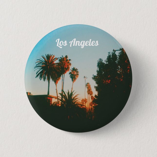 West Hollywood, Los Angeles, California Button (Front)