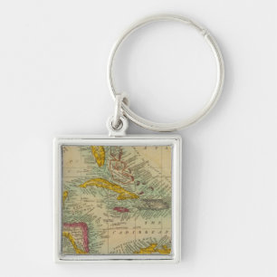 West India Islands Keychain